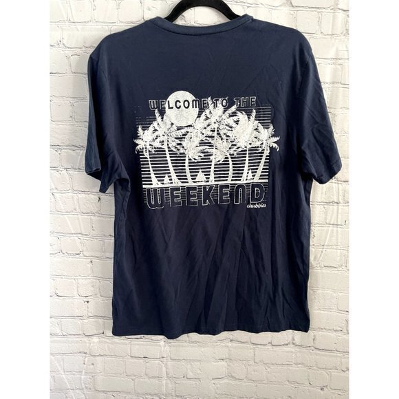 CHUBBIES SKYS OUT THIGHS OUT MENS TROPICAL THEMED SHIRT SZ (L) EUC - Picture 4 of 4